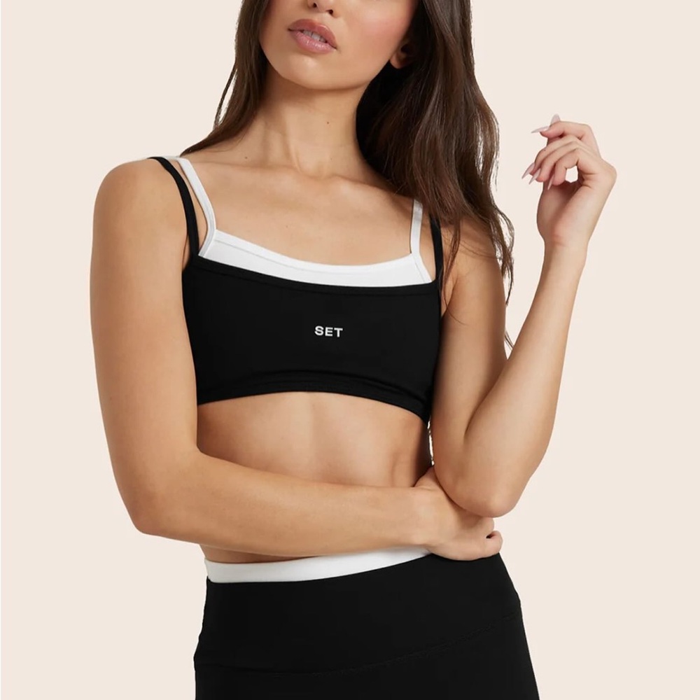 Set Active Formcloud Cloud Training Bra in Black